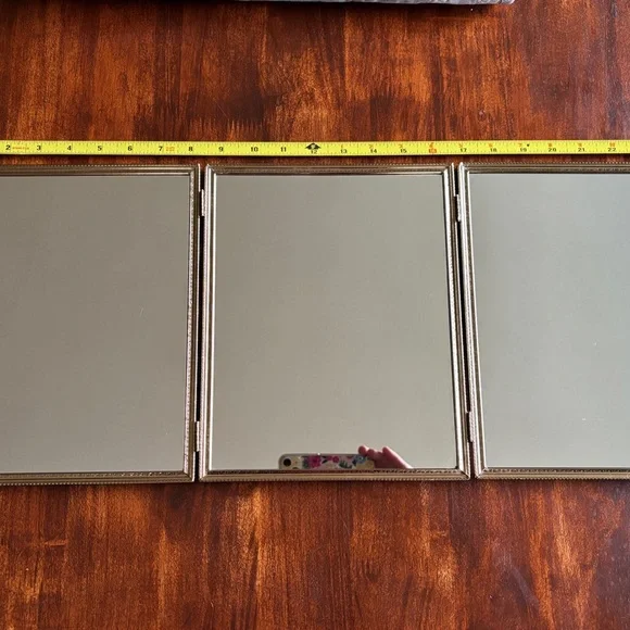 Vintage Wall Vanity Mirrors Gold Framed Decor Eclectic Mid Century - Picture 7 of 13